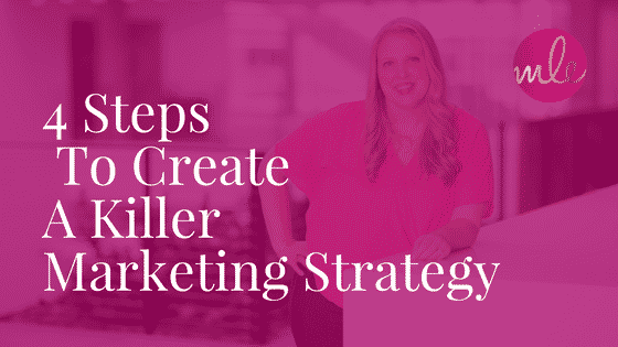 4 Steps To Create A Killer Marketing Strategy